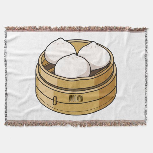 Dim sum Cartoon Illustration Decke (Vorderseite)