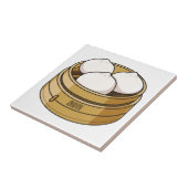 Dim sum Cartoon Illustration Fliese (Seite)