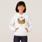 Dim sum Cartoon Illustration Hoodie (Vorne ganz)