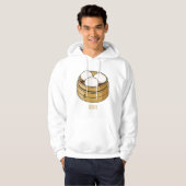 Dim sum Cartoon Illustration Hoodie (Vorne ganz)
