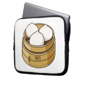 Dim sum Cartoon Illustration Laptopschutzhülle (Vorderseite Links)