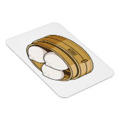 Dim sum Cartoon Illustration Magnet (Rechte Seite)