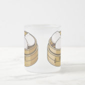 Dim sum Cartoon Illustration Mattglastasse (Mittel)