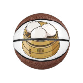 Dim sum Cartoon Illustration Mini Basketball (Vorderseite)