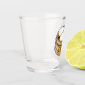 Dim sum Cartoon Illustration Schnapsglas (Links)