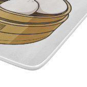 Dim sum Cartoon Illustration Schneidebrett (Ecke)
