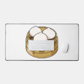 Dim sum Cartoon Illustration Schreibtischunterlage (Tastatur & Maus)