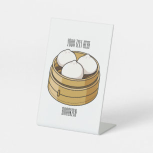 Dim sum Cartoon Illustration Sockelschild
