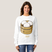 Dim sum Cartoon Illustration Sweatshirt (Vorne ganz)