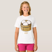 Dim sum Cartoon Illustration T-Shirt (Vorne ganz)