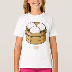 Dim sum Cartoon Illustration T-Shirt