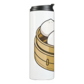 Dim sum Cartoon Illustration Thermosbecher (Nach links gedreht)