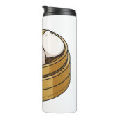 Dim sum Cartoon Illustration Thermosbecher (Nach rechts gedreht)
