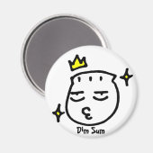 Dim Sum Dumpling Magnet (Vorderseite/Rückseite)