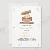 Dim Sum Dumpling Party Einladung (Vorderseite)