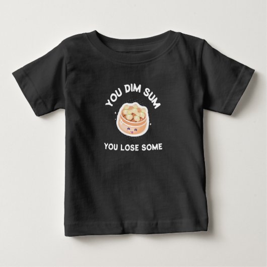 Dim Sum Funny Asian Food Dumplings Baby T-shirt (Vorderseite)