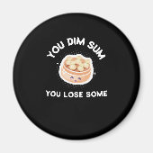 Dim Sum Funny Asian Food Dumplings Magnet (Vorne)