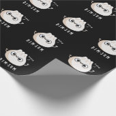 Dim-sum Funny Dimsum Math Pun Dark BG Geschenkpapier (Ecke)