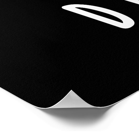 Dim Sum Funny Mathematics Food Pun Dark BG Poster (Ecke)