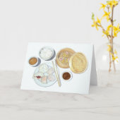 Dim Sum Karte (Gelbe Blume)