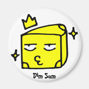 Dim Sum-Käse Magnet