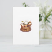 Dim Sum, Lebensmittelthema Dankeskarte (Stehend Vorderseite)