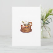 Dim Sum, Lebensmittelthema Einladung (Stehend Vorderseite)