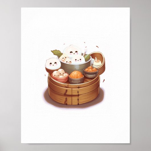 Dim Sum, Lebensmittelthema Poster (Vorne)