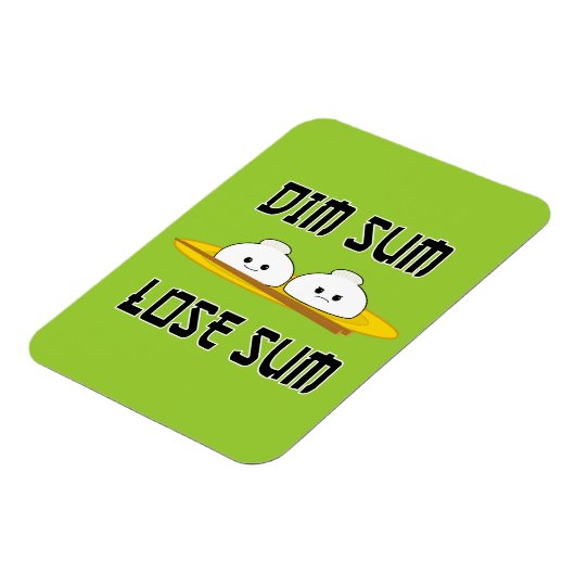 Dim Sum Lose Sum Magnet (Linke Seite)