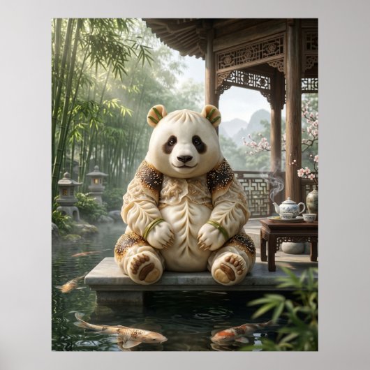 Dim Sum Panda Pavillon Poster (Vorne)