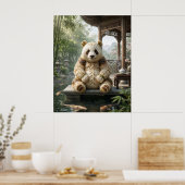 Dim Sum Panda Pavillon Poster (Küche)