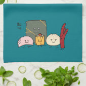 Dim Sum-Schweinefleisch Bao Shaomai chinesisches Geschirrtuch (Gefaltet)