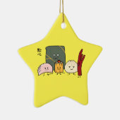 Dim Sum-Schweinefleisch Bao Shaomai chinesisches Keramik Ornament (Rechts)