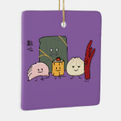 Dim Sum-Schweinefleisch Bao Shaomai chinesisches Keramikornament (Rechts)