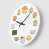 Dim Sum-Uhr Große Wanduhr (Winkel)