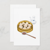 Dim Sum| XiaoLongBao| 小 笼 包 Dankeskarte (Vorne/Hinten)