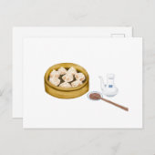 Dim Sum | XiaoLongBao | 小 笼 包 Postkarte (Vorne/Hinten)