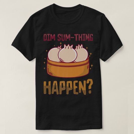 dim Summen asiatische Kochen Feinschmecker Lebensm T-Shirt (Design vorne)