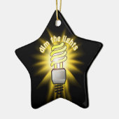 Dim the Energy Rett Light Keramikornament (Links)