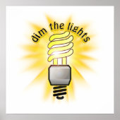 Dim the Energy Rett Light Poster (Vorne)