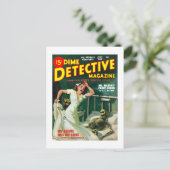 Dime Detective Magazine (Dezember 1948) Postkarte (Stehend Vorderseite)