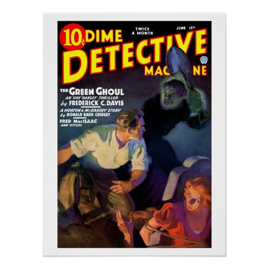 Dime Detective Magazine (Juni 1935) Poster (Vorderseite)