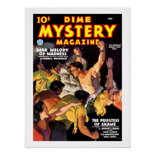 Dime Mystery Magazine (Juli 1935) Poster (Vorderseite)