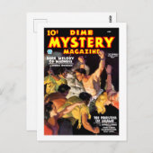 Dime Mystery Magazine (Juli 1935) Postkarte (Vorne/Hinten)
