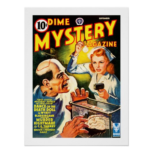 Dime Mystery Magazine (September 1942) Poster (Vorderseite)