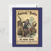 Dime Novel Kit Carson Postkarte (Vorne/Hinten)