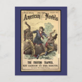 Dime Novel Kit Carson Postkarte (Vorderseite)