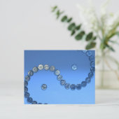 Dime-Skulptur Postkarte (Stehend Vorderseite)