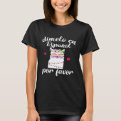 Dimelo En Espanol Pfeffer Llama Funny Spanish Te T-Shirt (Vorderseite)
