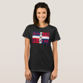 Dimelo Que Lo que Dominican Republic Flag T-Shirt (Vorne ganz)